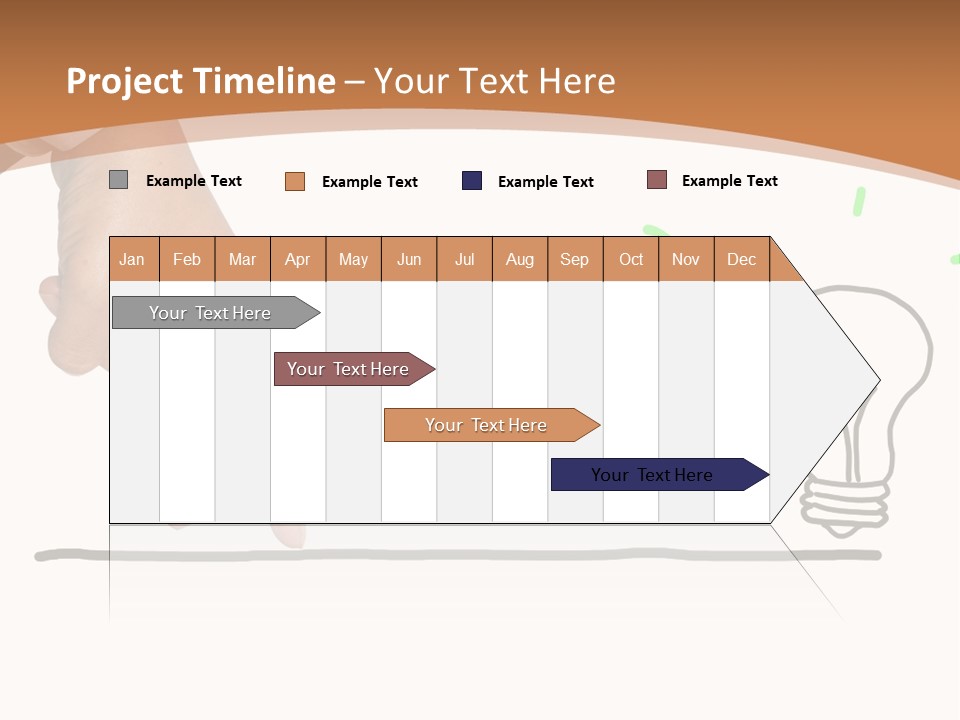 Creative Worker Wrist PowerPoint Template