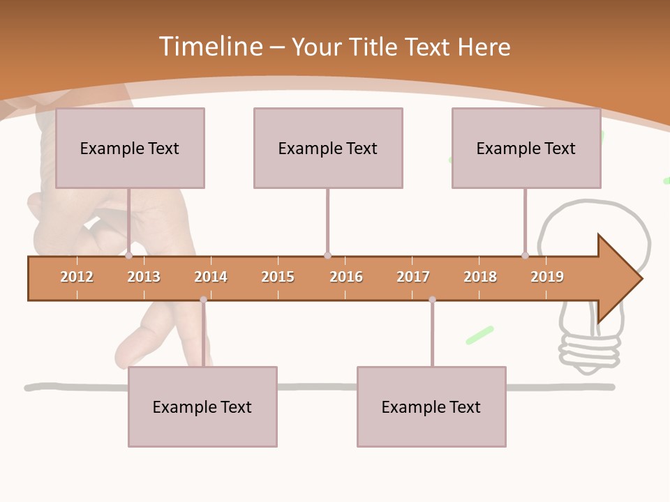 Creative Worker Wrist PowerPoint Template