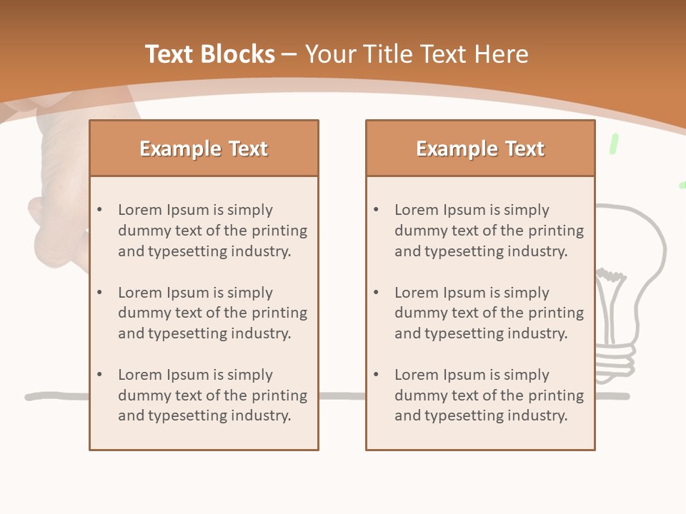 Creative Worker Wrist PowerPoint Template