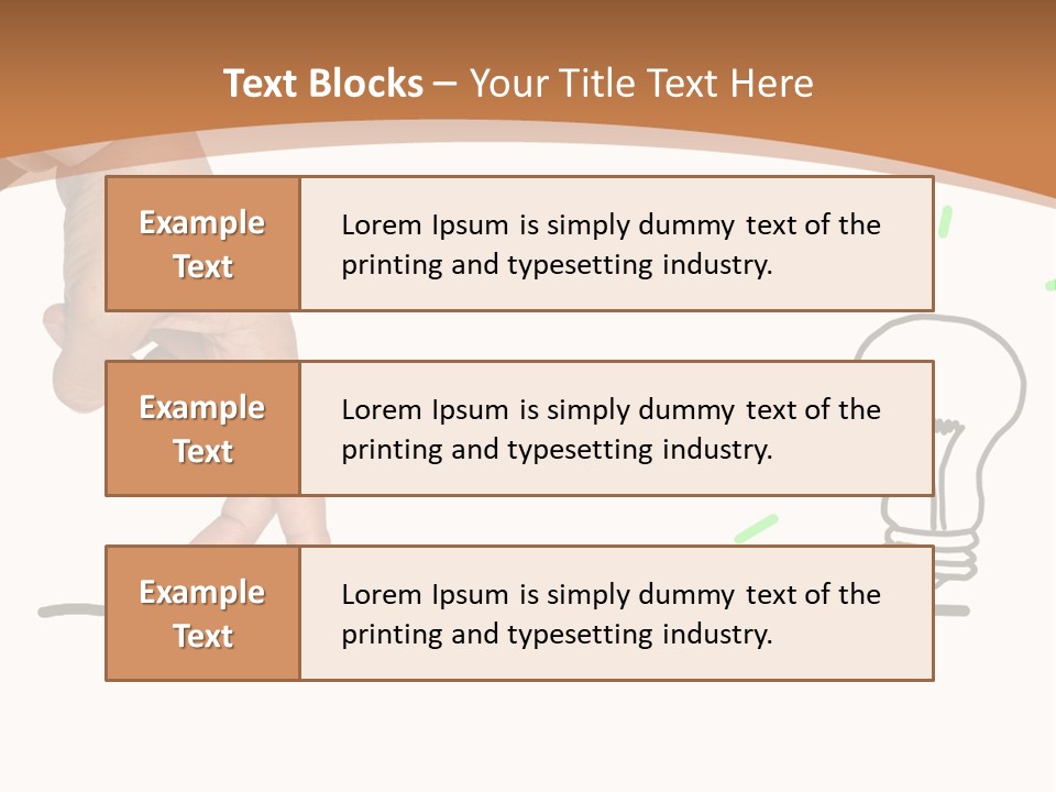 Creative Worker Wrist PowerPoint Template
