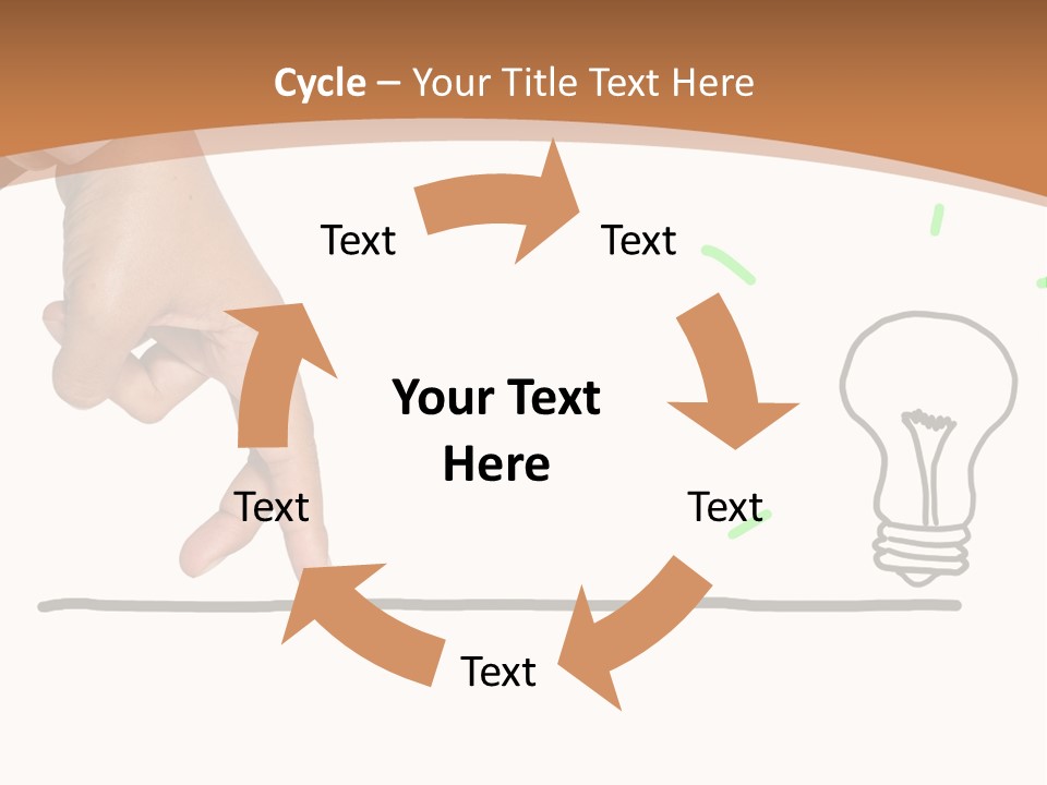 Creative Worker Wrist PowerPoint Template