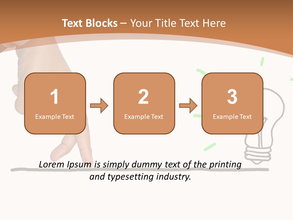 Creative Worker Wrist PowerPoint Template