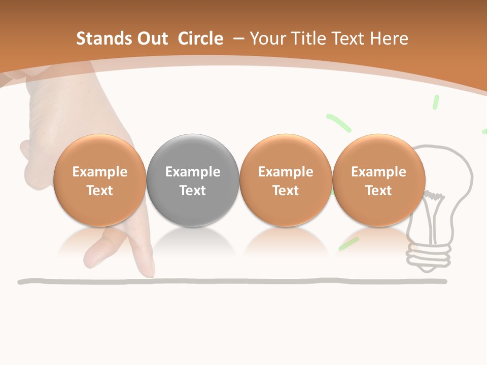 Creative Worker Wrist PowerPoint Template