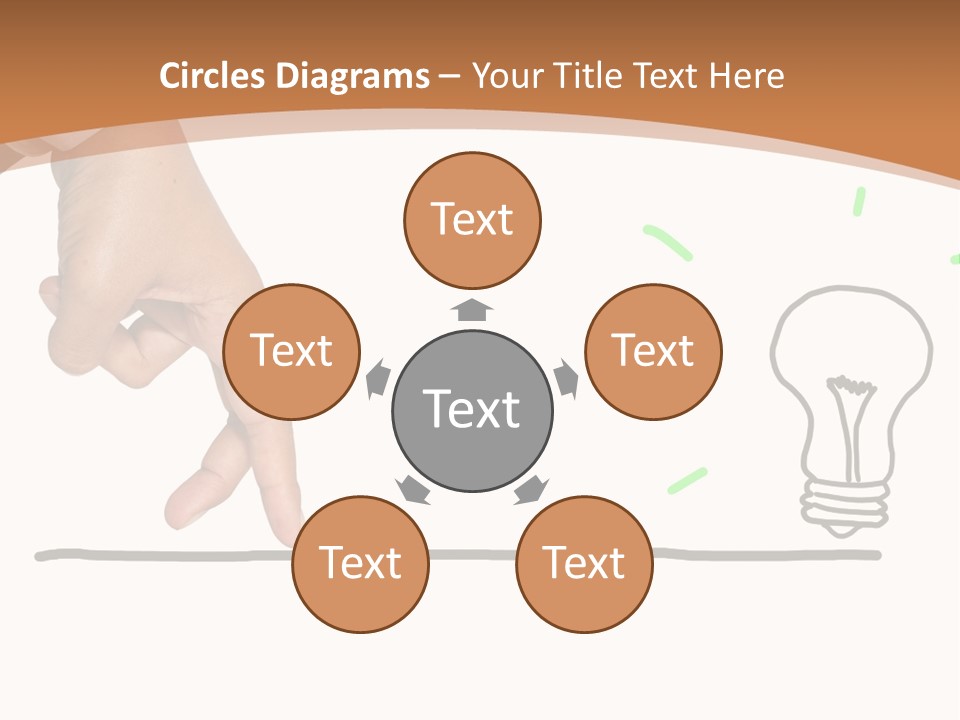 Creative Worker Wrist PowerPoint Template