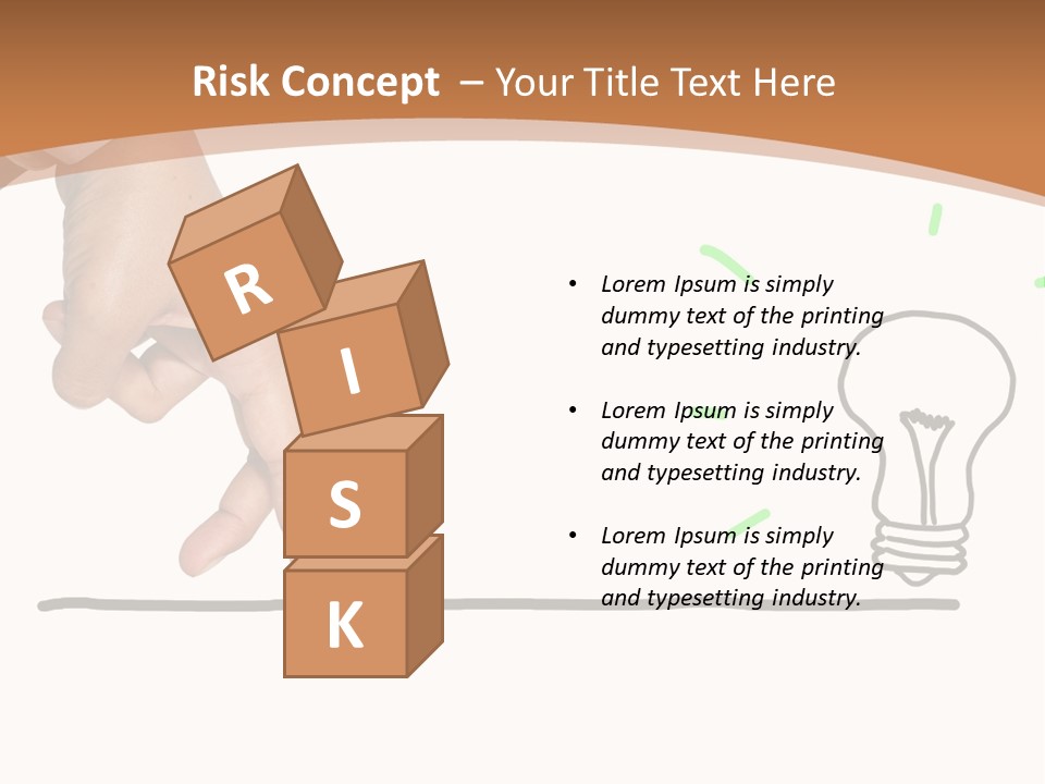 Creative Worker Wrist PowerPoint Template