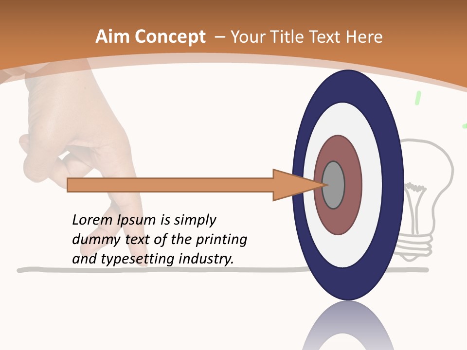 Creative Worker Wrist PowerPoint Template