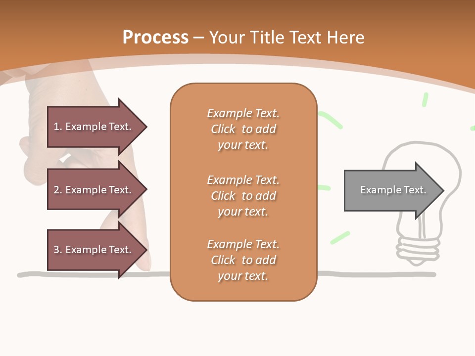 Creative Worker Wrist PowerPoint Template