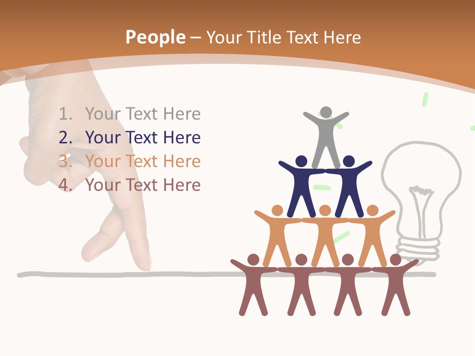 Creative Worker Wrist PowerPoint Template