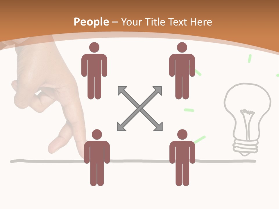 Creative Worker Wrist PowerPoint Template