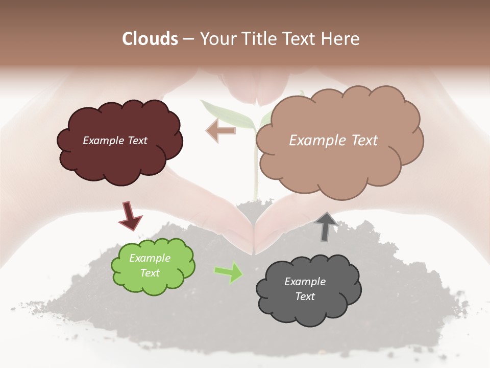 A Person Making A Heart Shape With Their Hands PowerPoint Template