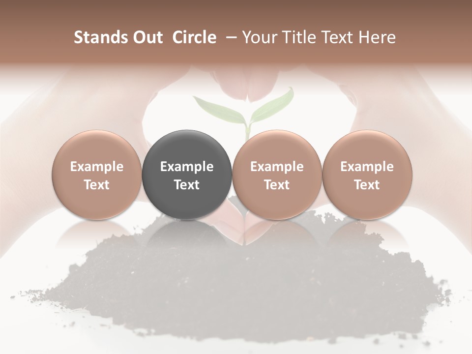 A Person Making A Heart Shape With Their Hands PowerPoint Template