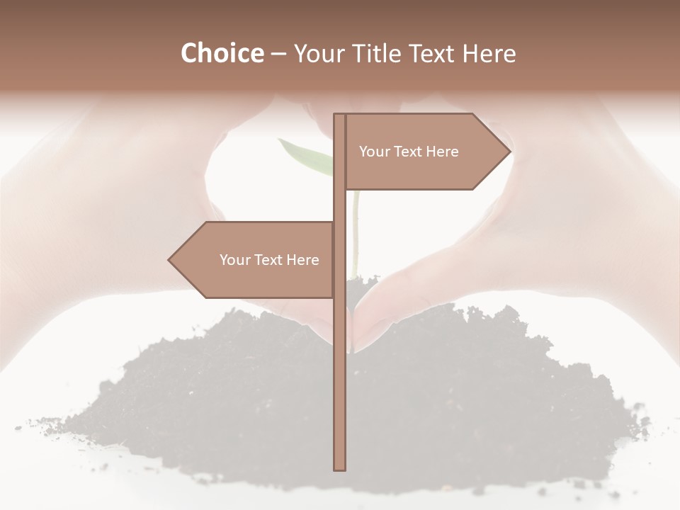 A Person Making A Heart Shape With Their Hands PowerPoint Template