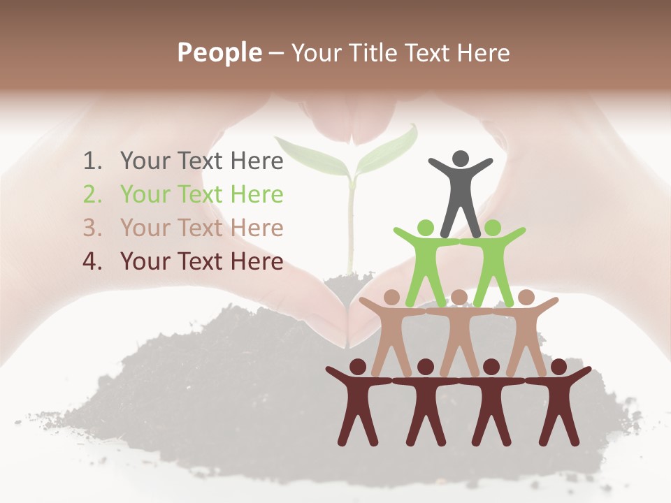 A Person Making A Heart Shape With Their Hands PowerPoint Template