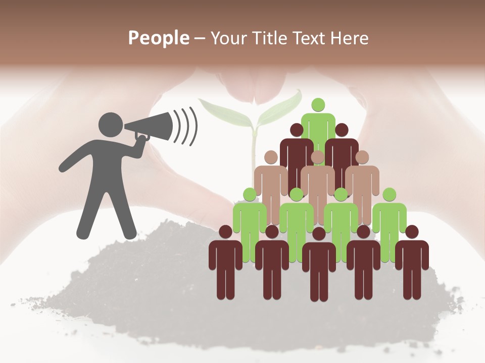 A Person Making A Heart Shape With Their Hands PowerPoint Template