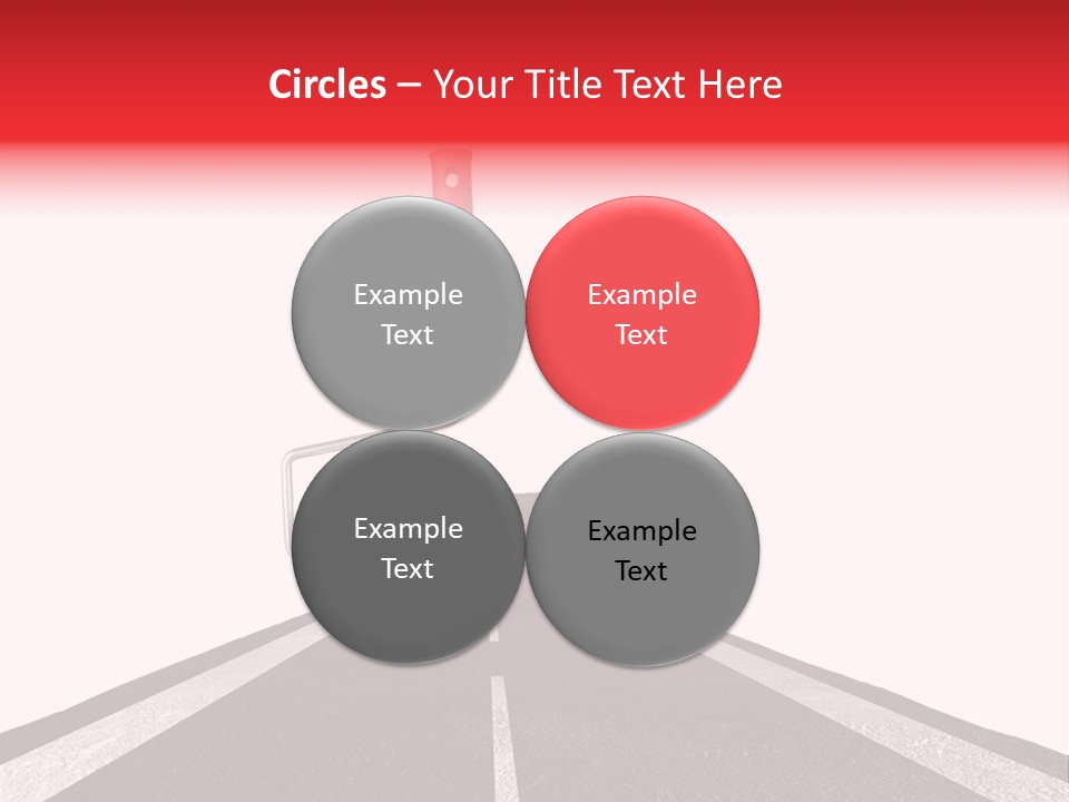 Trip Construction Line PowerPoint Template