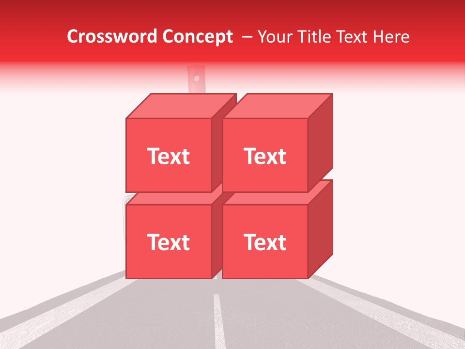 Trip Construction Line PowerPoint Template