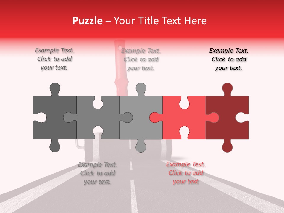 Trip Construction Line PowerPoint Template