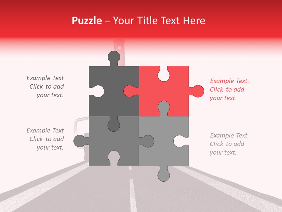 Trip Construction Line PowerPoint Template