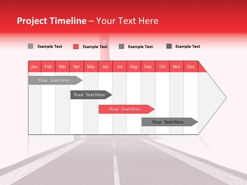 Trip Construction Line PowerPoint Template