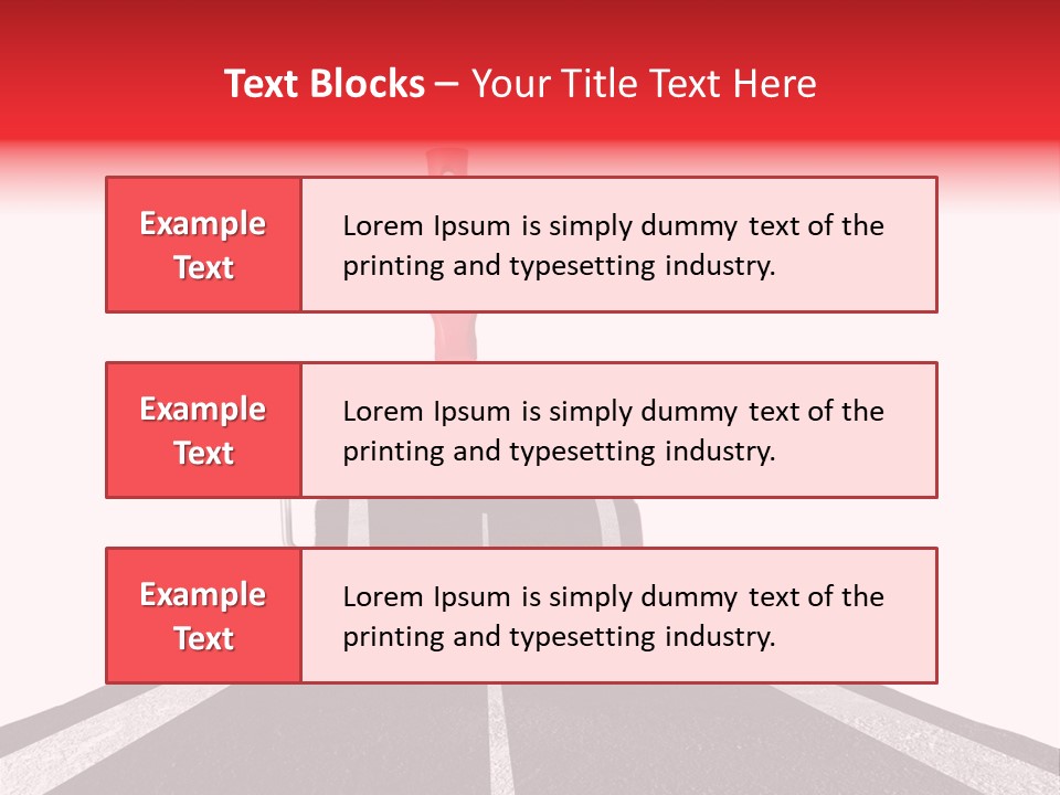 Trip Construction Line PowerPoint Template