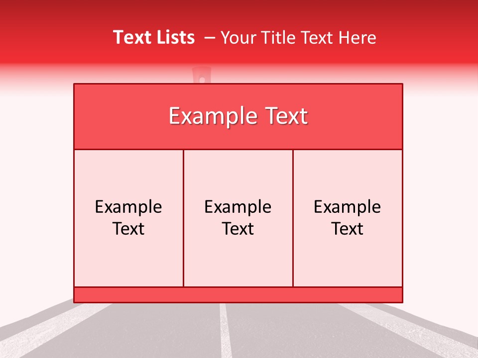 Trip Construction Line PowerPoint Template