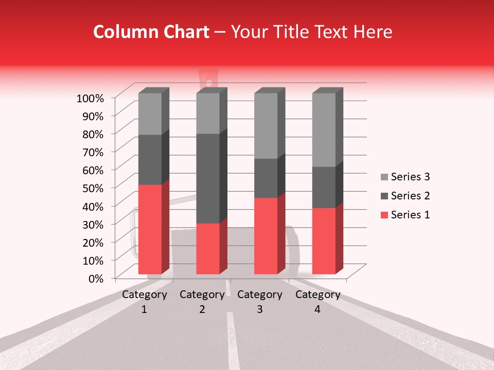 Trip Construction Line PowerPoint Template