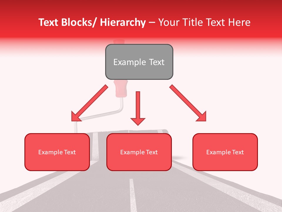 Trip Construction Line PowerPoint Template
