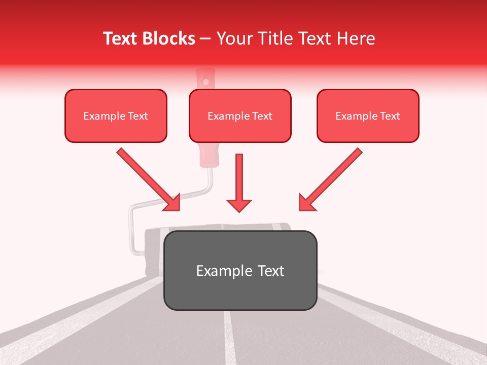 Trip Construction Line PowerPoint Template