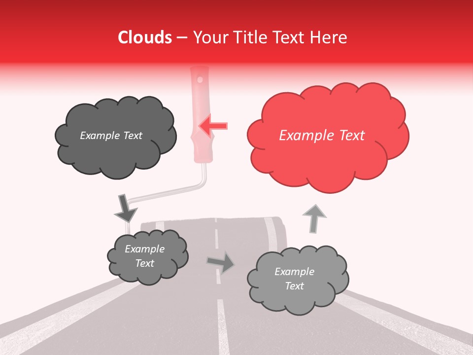 Trip Construction Line PowerPoint Template