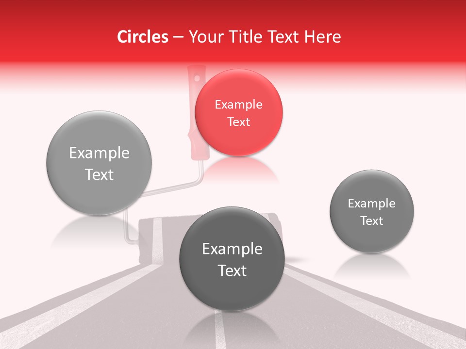 Trip Construction Line PowerPoint Template