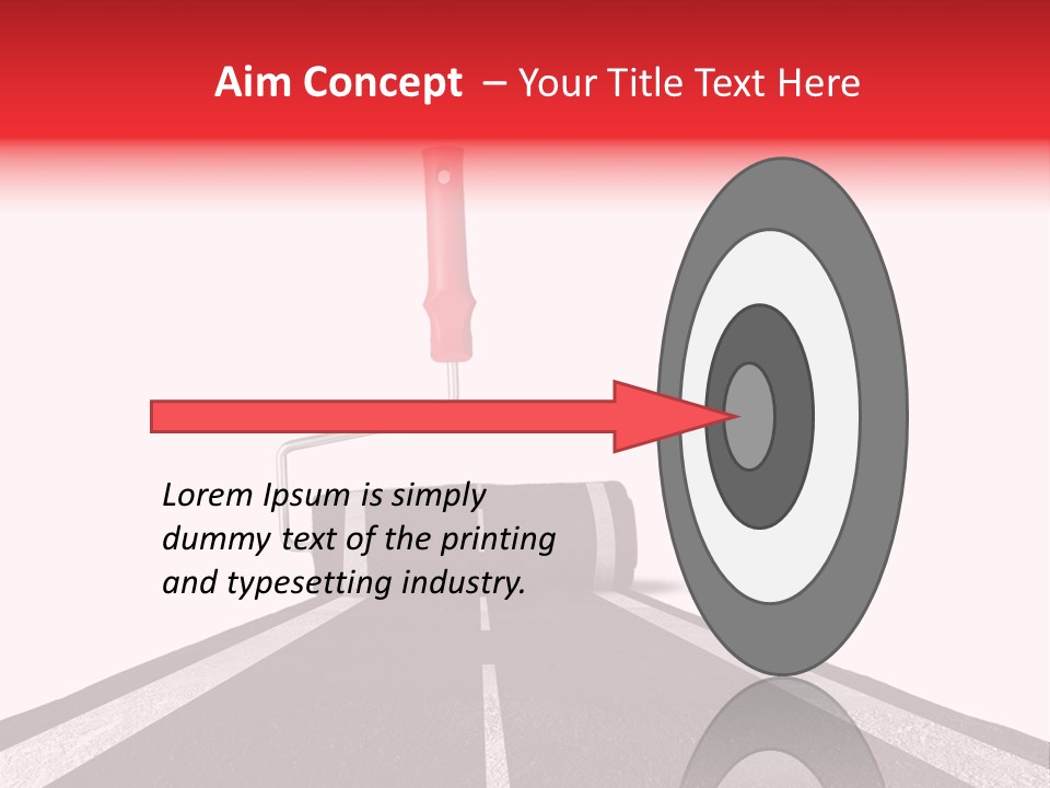 Trip Construction Line PowerPoint Template