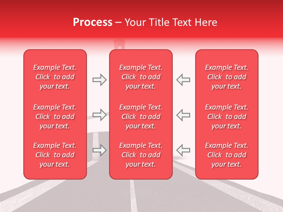 Trip Construction Line PowerPoint Template