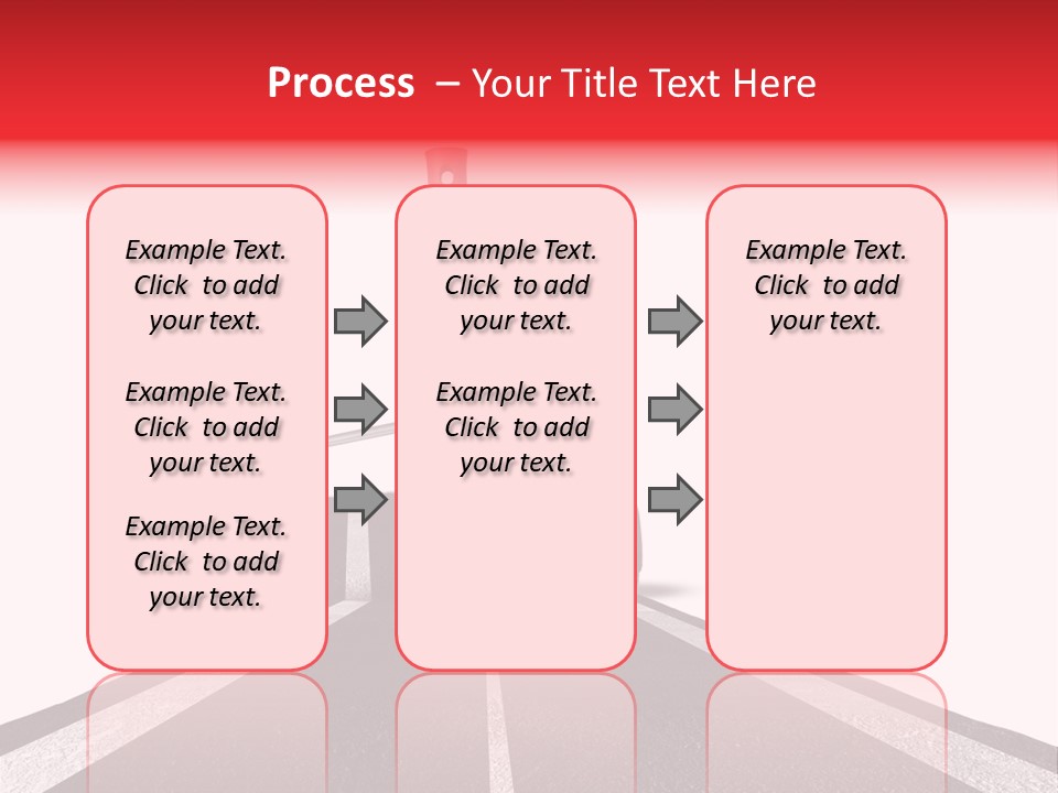 Trip Construction Line PowerPoint Template
