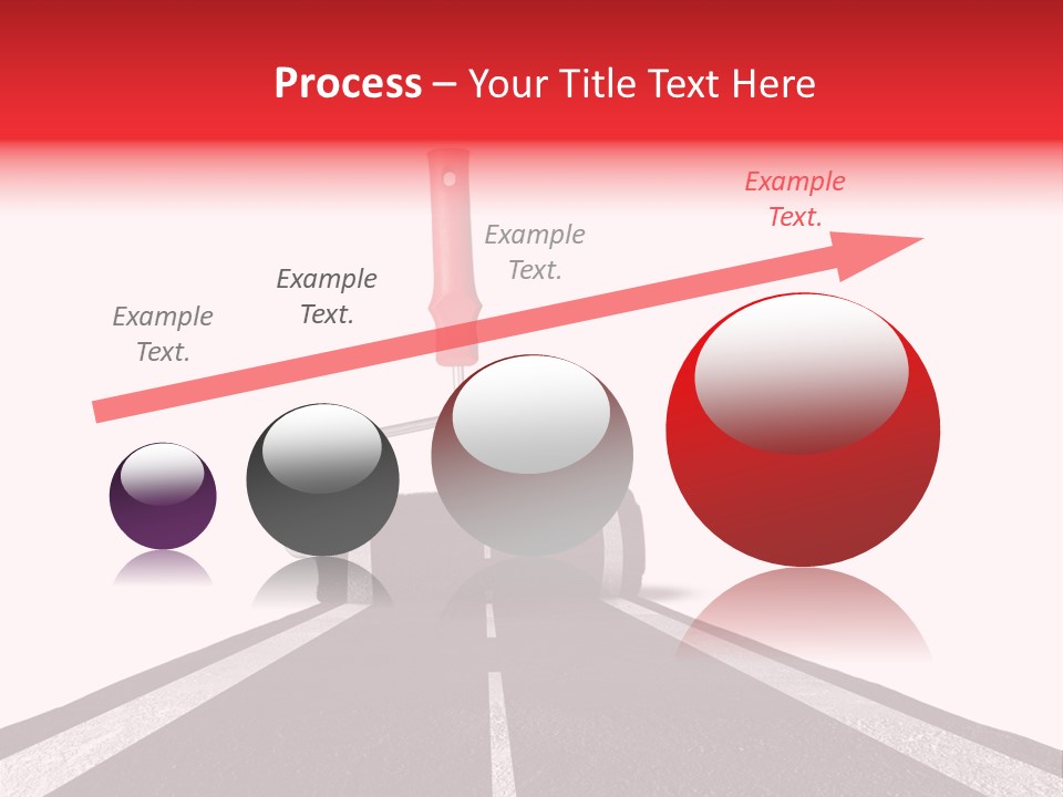 Trip Construction Line PowerPoint Template