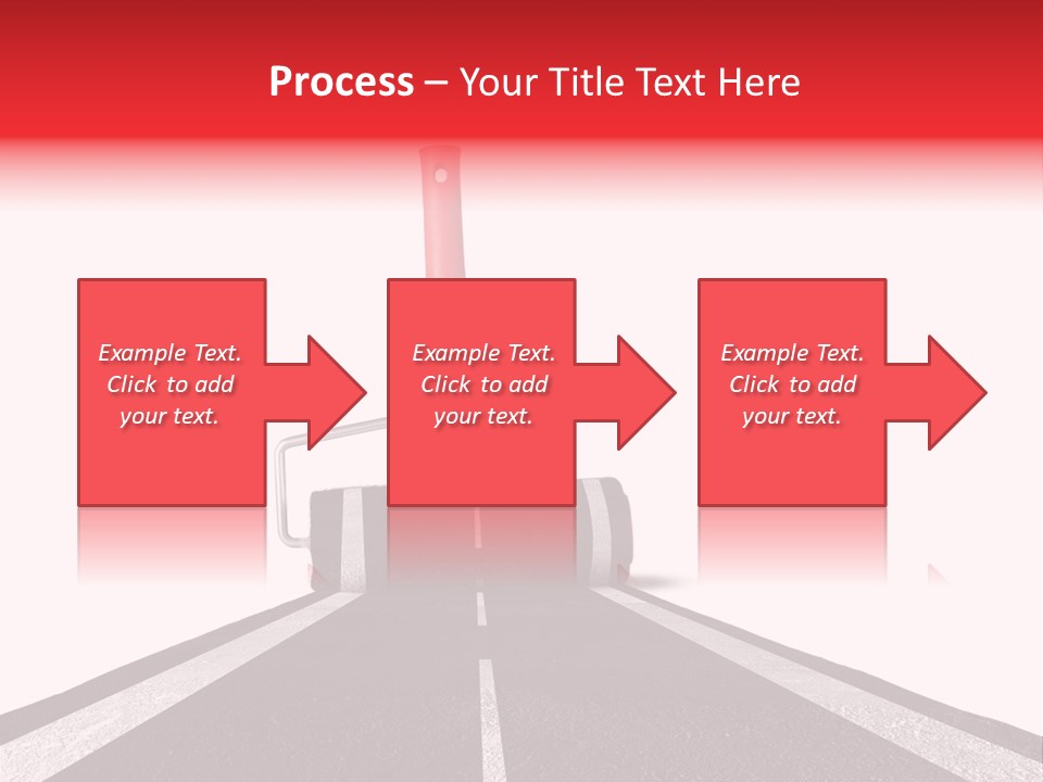 Trip Construction Line PowerPoint Template