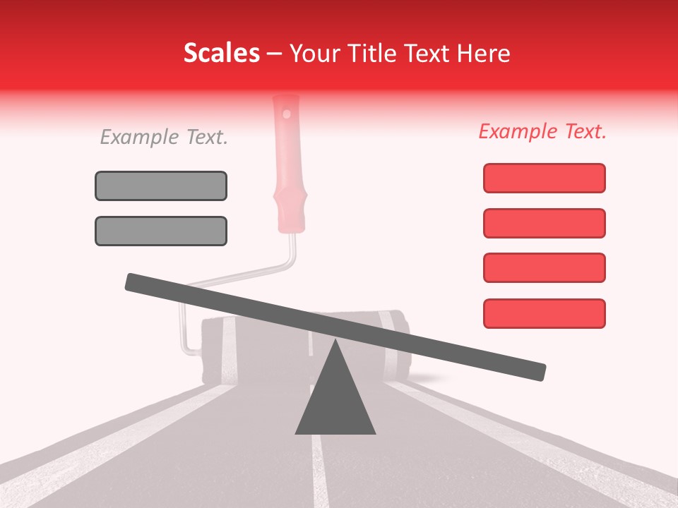 Trip Construction Line PowerPoint Template