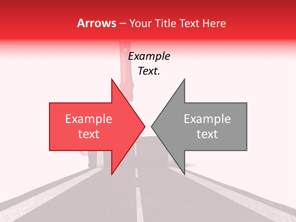 Trip Construction Line PowerPoint Template