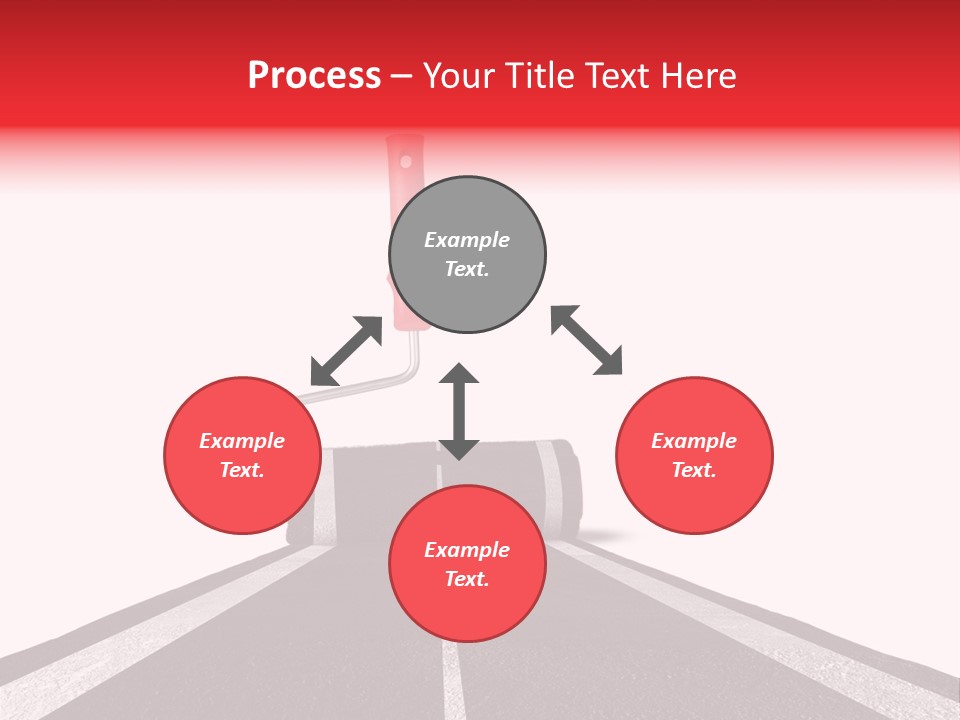 Trip Construction Line PowerPoint Template
