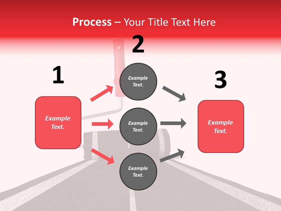 Trip Construction Line PowerPoint Template