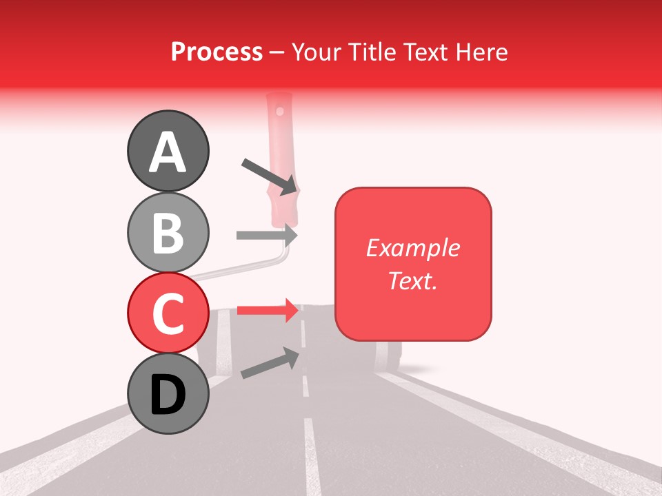 Trip Construction Line PowerPoint Template