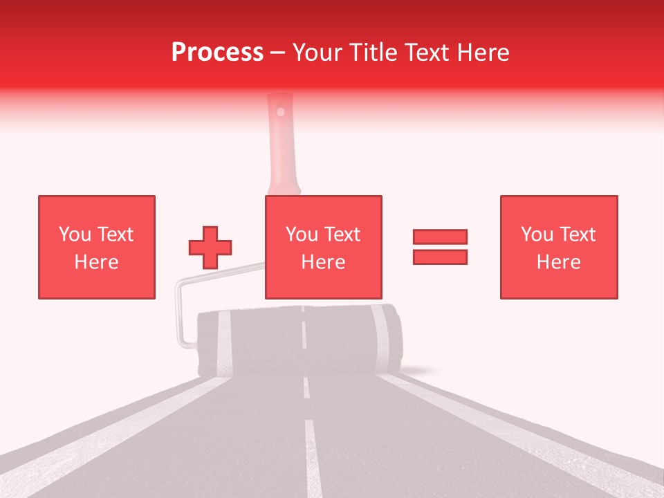 Trip Construction Line PowerPoint Template