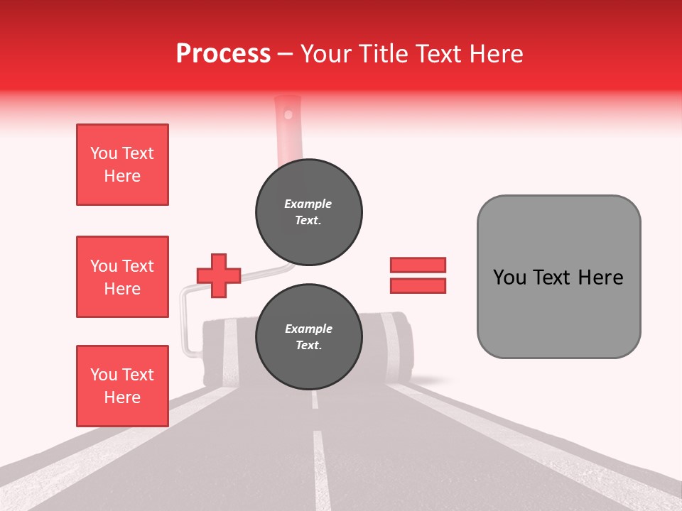 Trip Construction Line PowerPoint Template