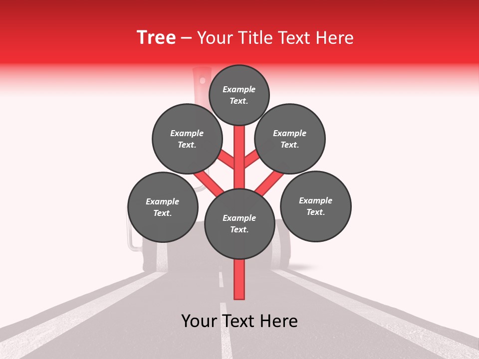 Trip Construction Line PowerPoint Template