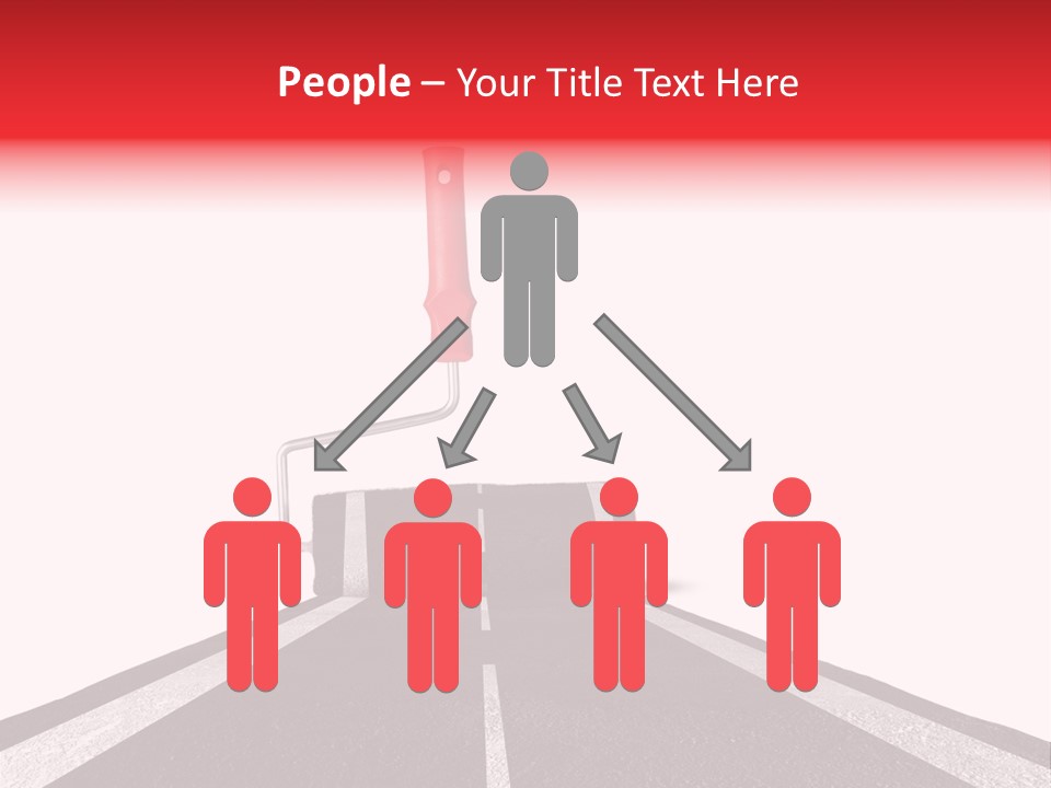 Trip Construction Line PowerPoint Template