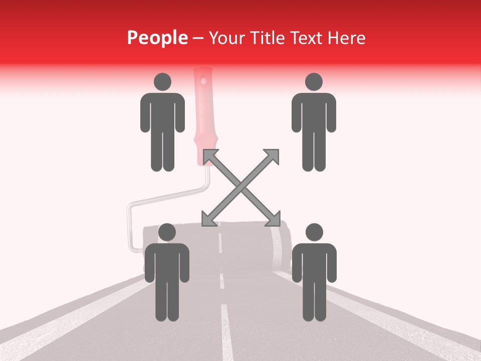 Trip Construction Line PowerPoint Template