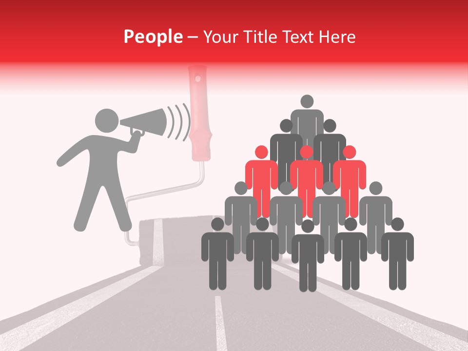 Trip Construction Line PowerPoint Template