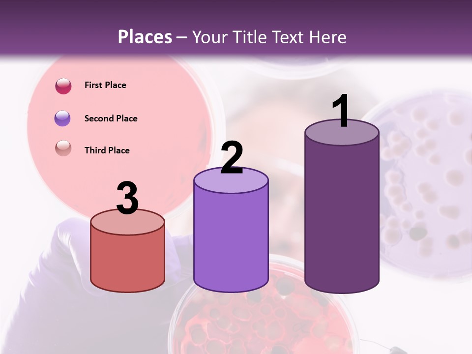 A Man In A Lab Coat Holding A Red Substance PowerPoint Template