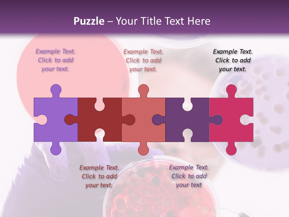 A Man In A Lab Coat Holding A Red Substance PowerPoint Template