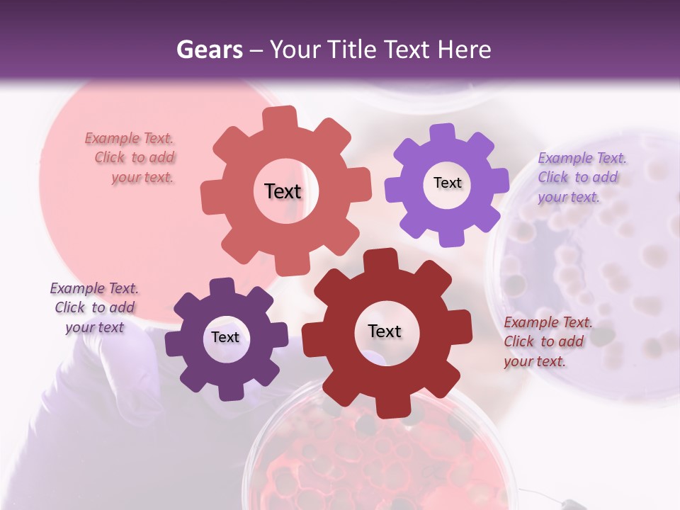 A Man In A Lab Coat Holding A Red Substance PowerPoint Template