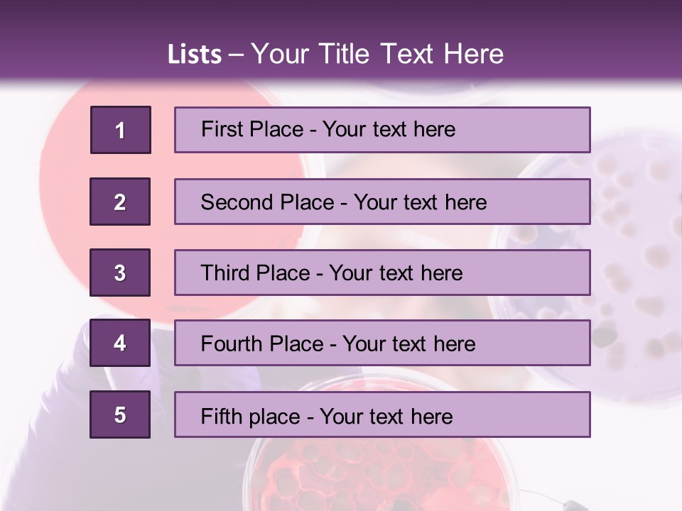 A Man In A Lab Coat Holding A Red Substance PowerPoint Template